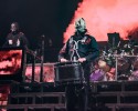Am längsten Tag des Jahres bitten Corey Talor und Co.  zum teuflischen Maskenball. In der so gut wie ausverkauften Mercedes-Benz Arena in Berlin liefern sie eine infernalische Show., Berlin, Mercedes-Benz Arena, 2023 | © laut.de (Fotograf: Désirée Pezzetta)